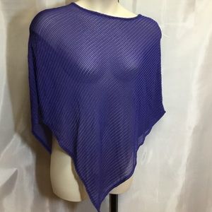 SALE! Chico’s Purple Poncho Traveler Collection OS